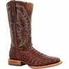 Durango Men's PRCA Collection Caiman Belly Western Boot, COGNAC/CIGAR, B, Size 11.5 DDB0471